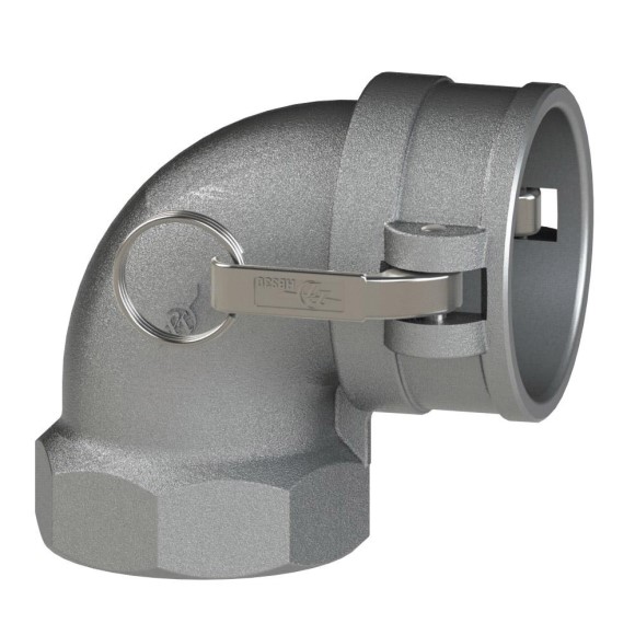 LD-Coupler Elbow-HBS Cams, Stainless Steel