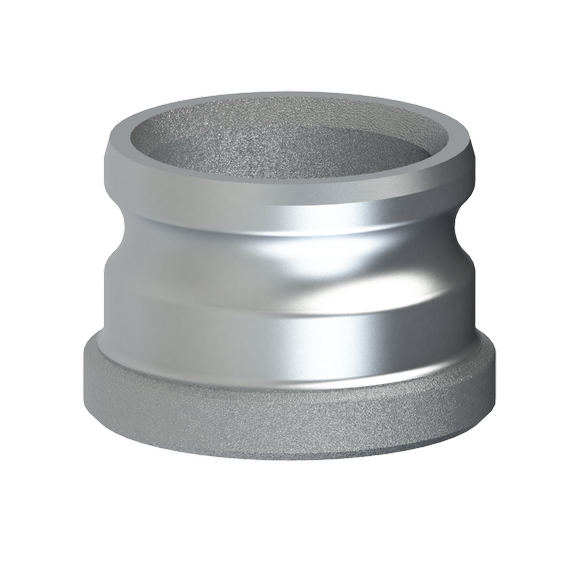 AWS-Adapter X Socket Weld, Pipe, Alum