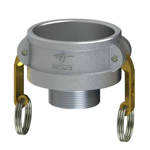 B-Coupler Reducer GOV-HB Cams, Clear Anodized Alum