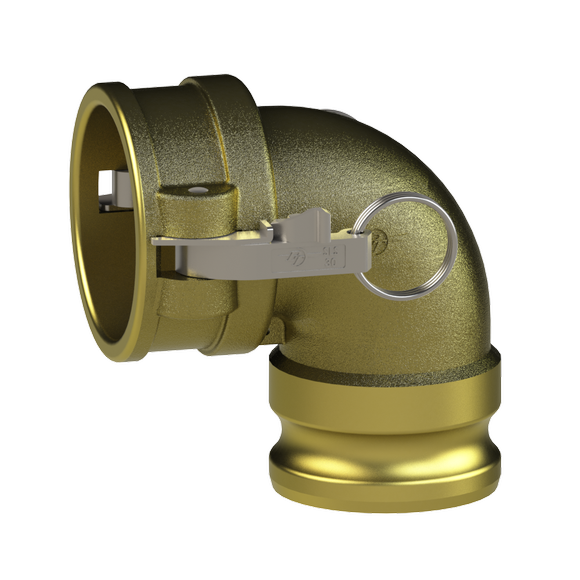 CAL-Coupler Adapter Elbow GOV-SLS Cams, Brass