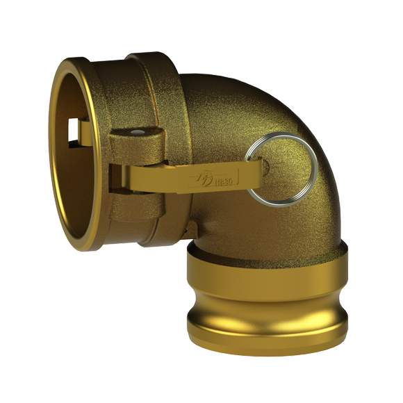 CAL-Coupler Adapter Elbow-HB Cams, Lead Free Brass