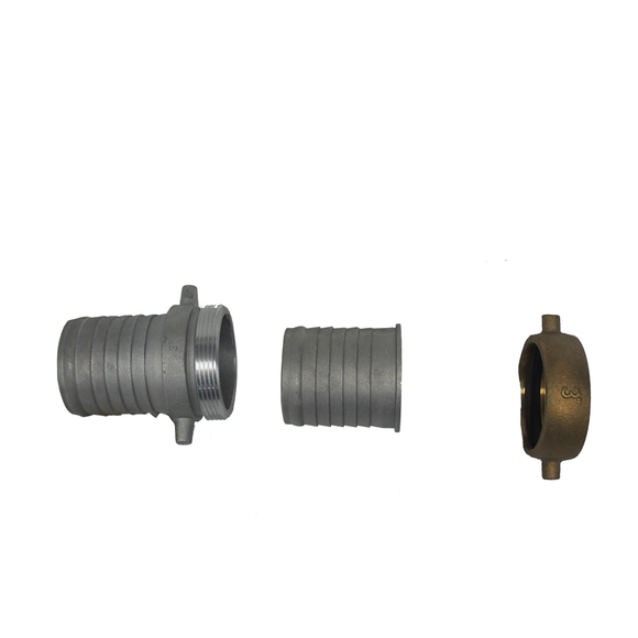 PLS-Discharge & Suction Coupling Set-Brass Nut, Alum