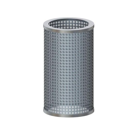 STR-5-40 Mesh Strainer Basket, Perforated OD, Stainless Steel