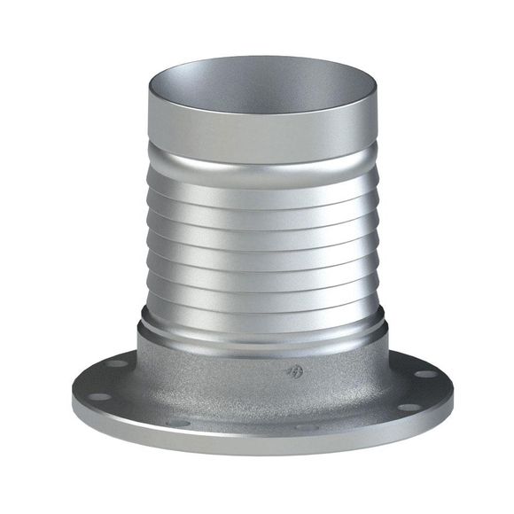 TTFC50-Tank Truck Flange X C50 Hose Shank, Alum