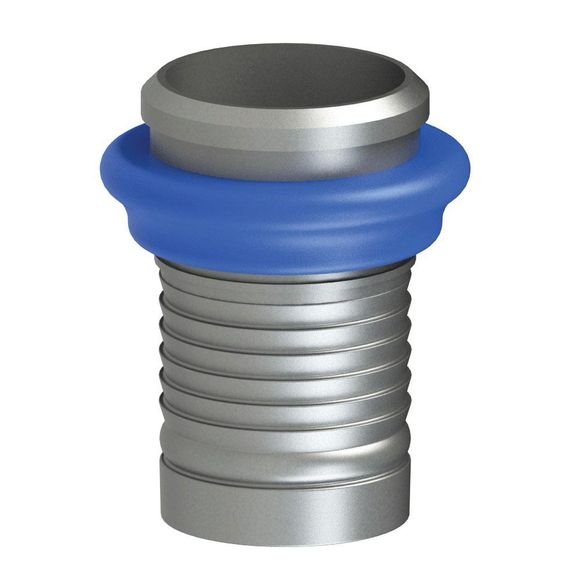 BSFC50-Female Bevel Seat Stem with Bumper, Stainless Steel