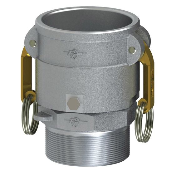 BSV-Coupler Swivel-HB Cams, FKM, Alum