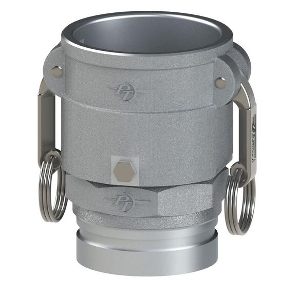 CGSV-Pipe Groove X Pipe Groove-HBS Cams, Teflon FKM, Alum