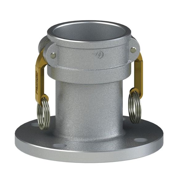 PFC-Pipe Flange Coupler-Flat Face-HB Cams, Alum