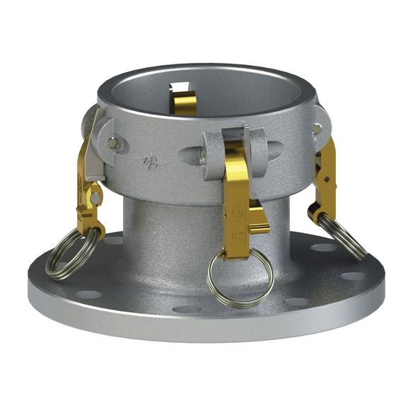PFC-HD-Pipe Flange Coupler HD-HBS Cams, Alum