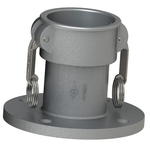 PFC-Pipe Flange Coupler-Flat Face-HB Cams, Brass