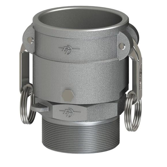 BSV-Coupler Swivel-HBS Cams, FKM, Stainless Steel