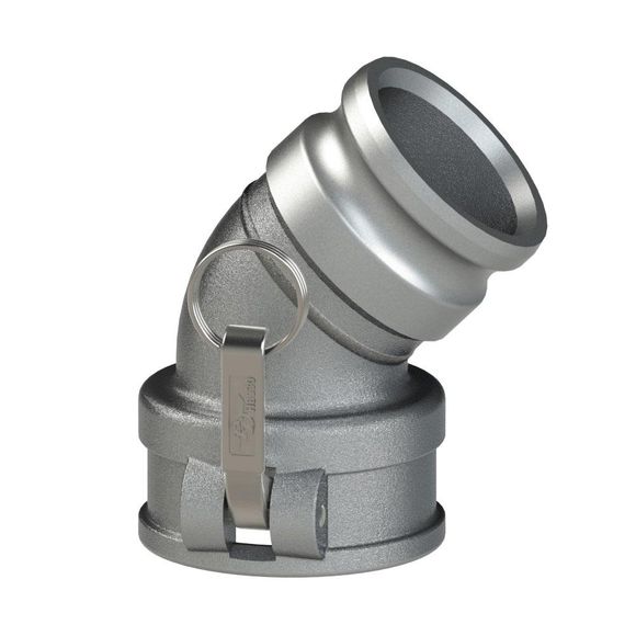 CAL-45Deg-Coupler Adapter Elbow-HBS Cams, Ductile