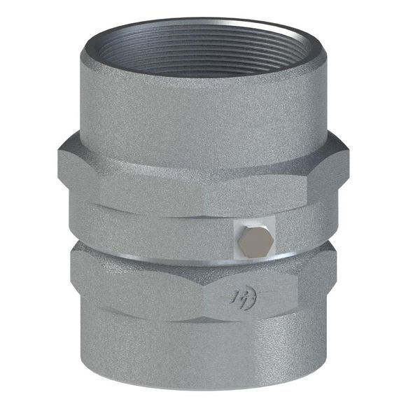 FFSV-Female NPT Pipe Coupling, FKM, Alum