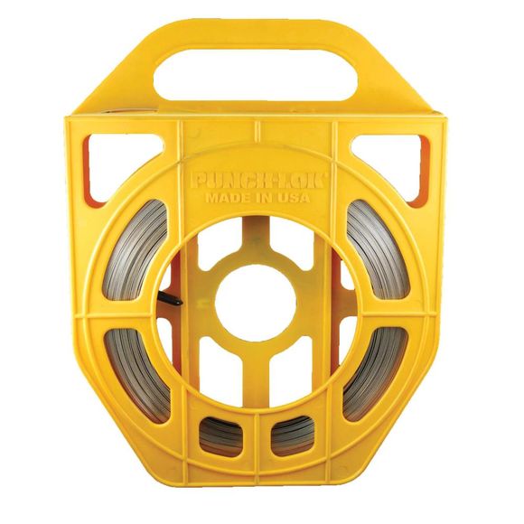 Yellow Banding Tote, 3/8" Width, 0.025 Thick, Stainless