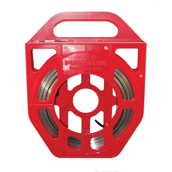 Red Banding Tote, 3/4" Width, 0.030 Thick, Stainless