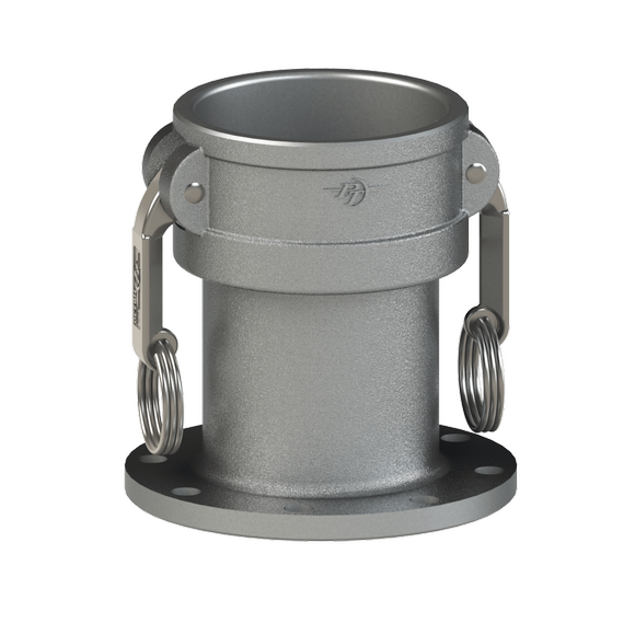 TTFC-Tank Truck Flange X Coupler GOV-HBS Cams, Clear Anodized Alum